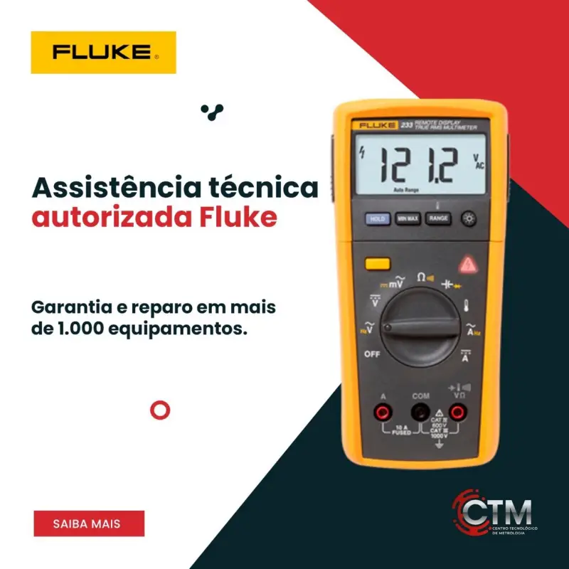 Assistência técnica multímetro fluke